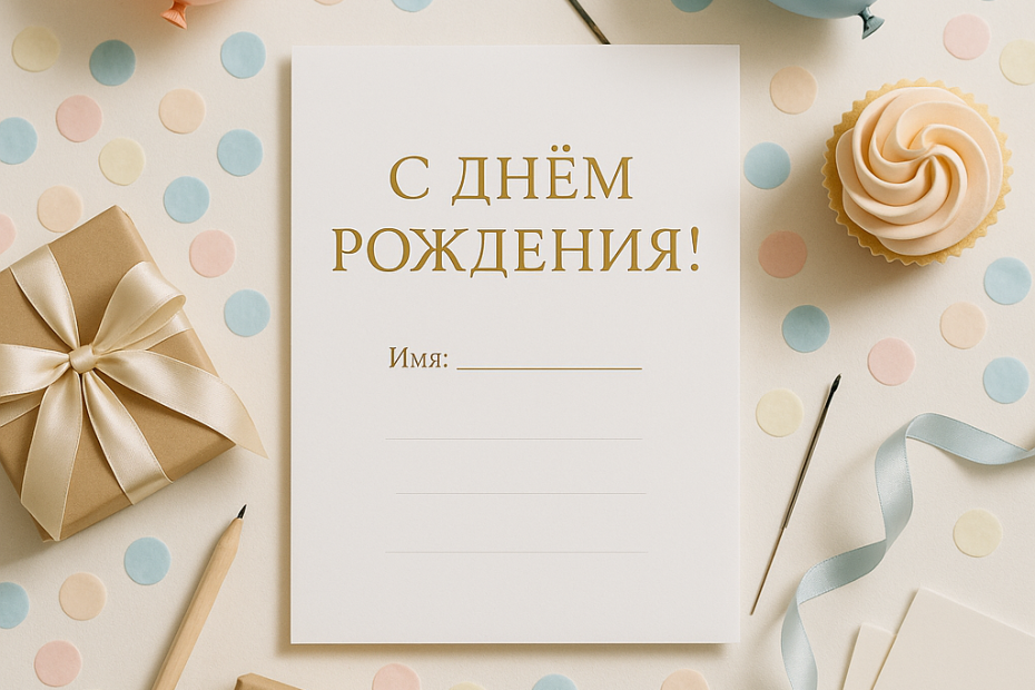 Photographic lifestyle scene at a sunlit minimalist table: a pastel birthday cake with a